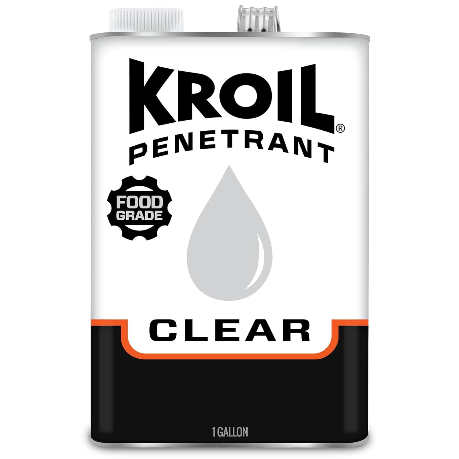 Kroil CKL011 Clear Food Grade Penetrating Oil, 1 Gallon Can Supply