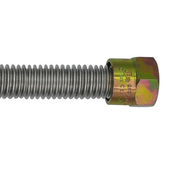Cambridge 5/8″ O.D. Standard Gas Connector, 1/2″ MIP x 1/2″ MIP x 24″ Online