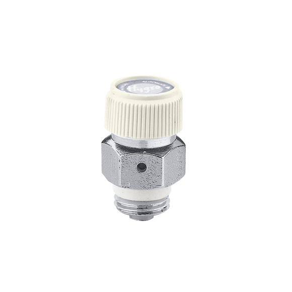 Caleffi 508013A HYGROCAL™ Automatic/Manual Hygroscopic Air Vent, 1/8″ MNPT Supply