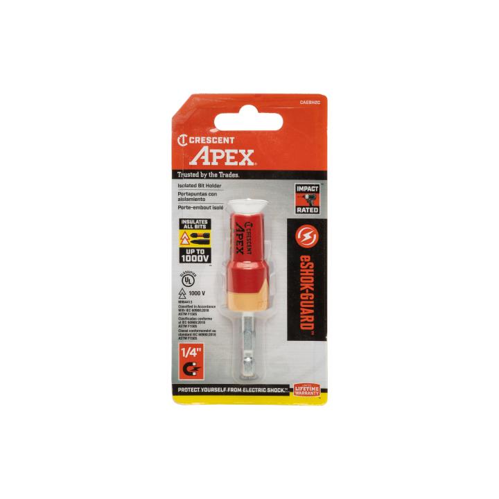 Crescent Tools CAEBH2C eSHOK-GUARD™ Magnetic Isolated Bit Holder 1/4″ x 3″ Hot on Sale