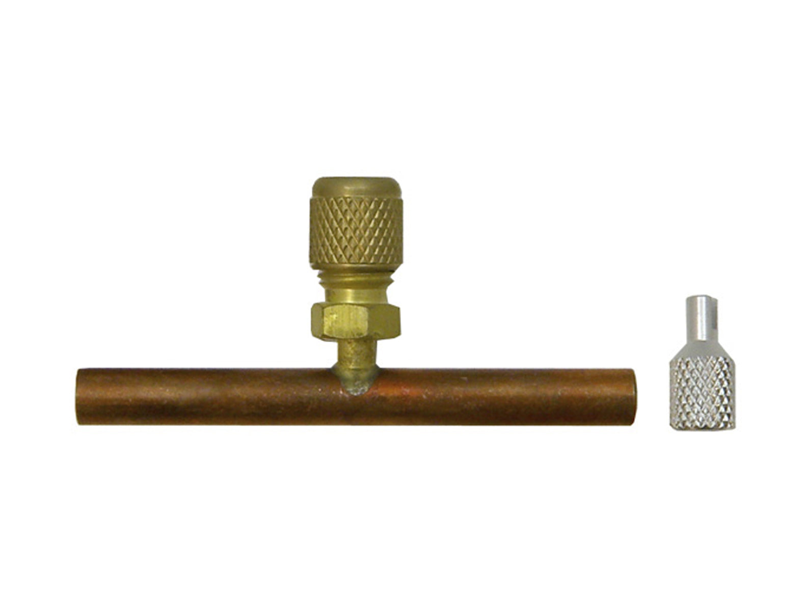 CPS Products AVCT4  Access Fitting 1/4 in SAE x 1/4 in O.D. (3 pack) Online now