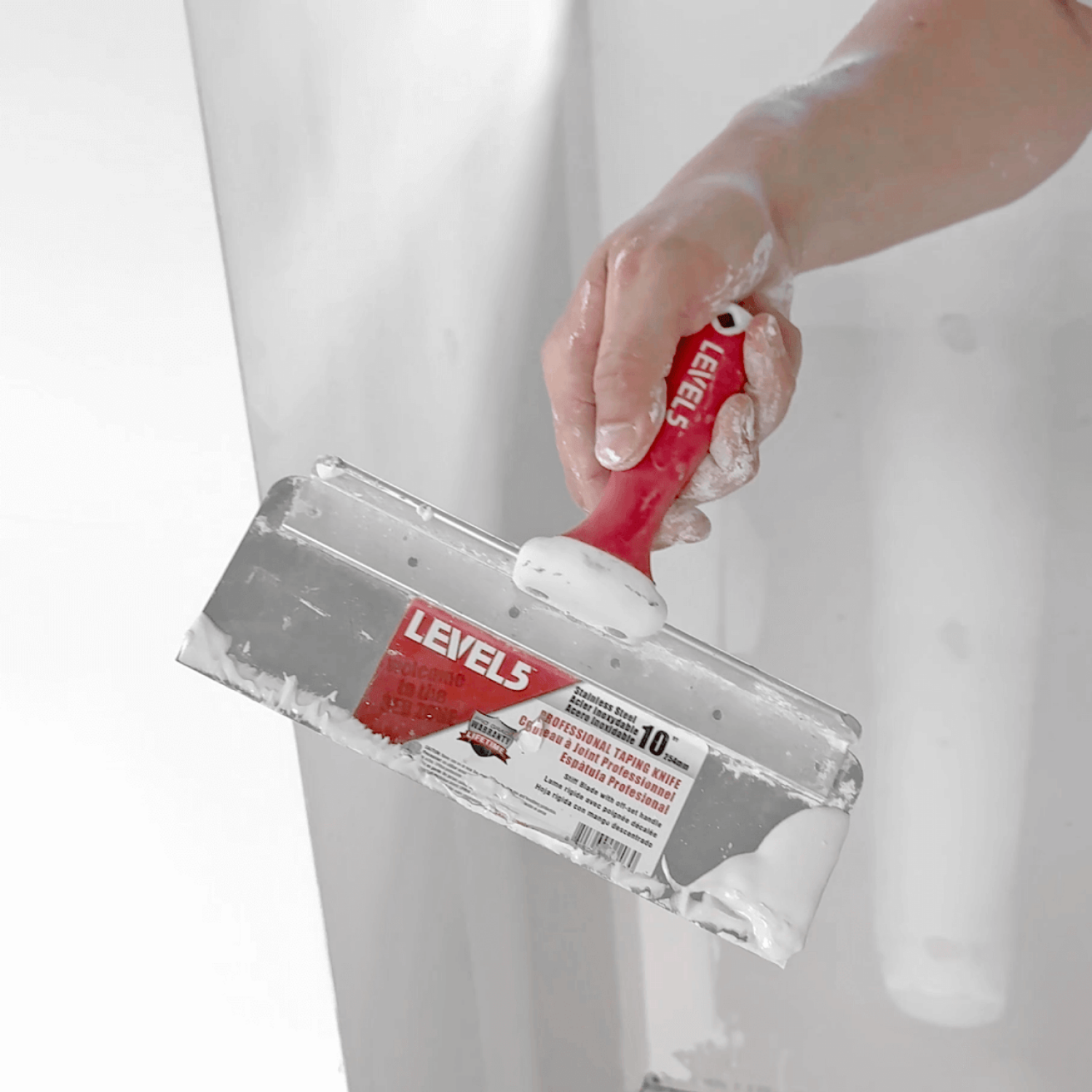 Level5 5-385 12″ Stainless Steel 0.5mm Flex Blade Offset Taping Knife Sale