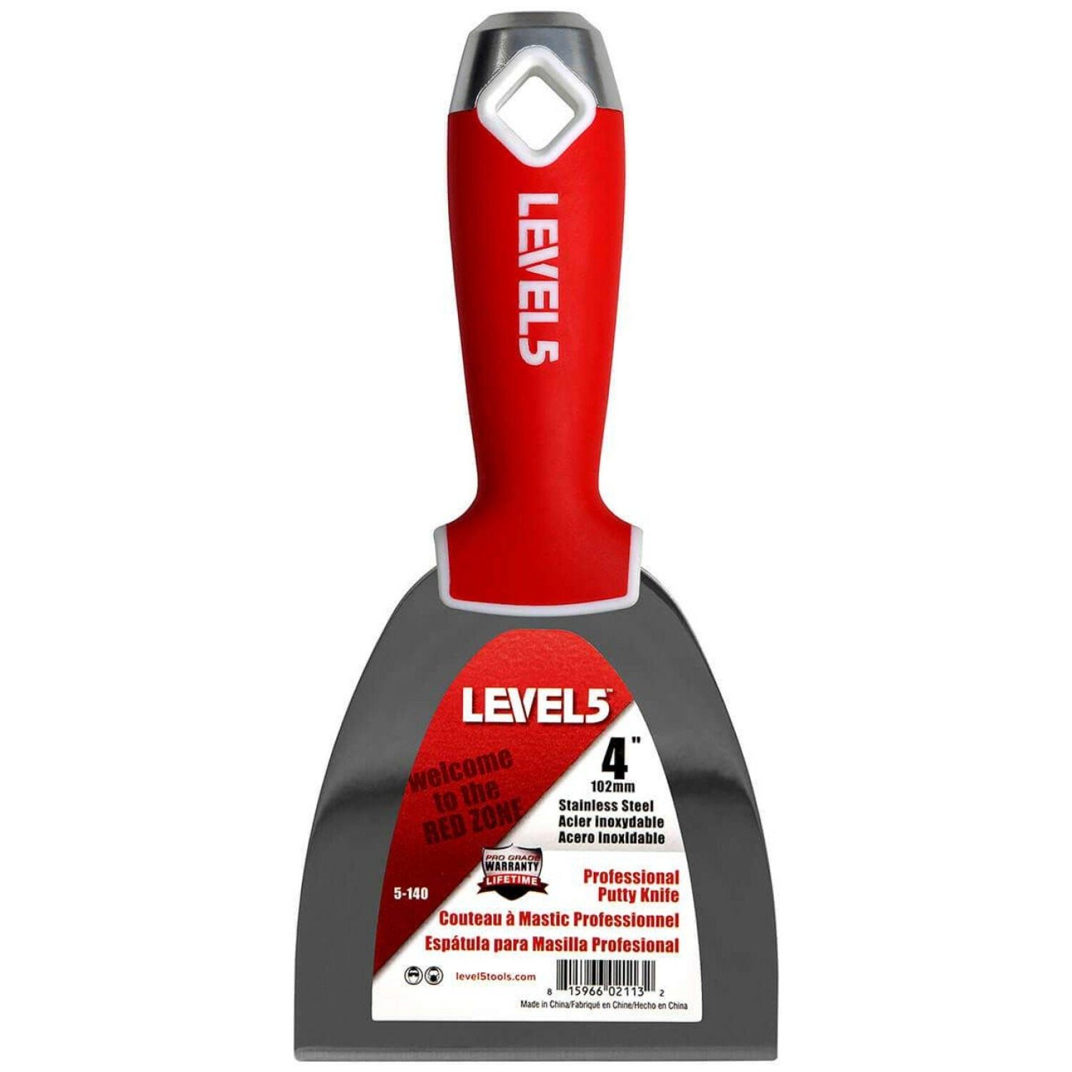 Level5 5-140 4″ Stainless Steel Joint Knife w/ Soft Grip Handle Discount