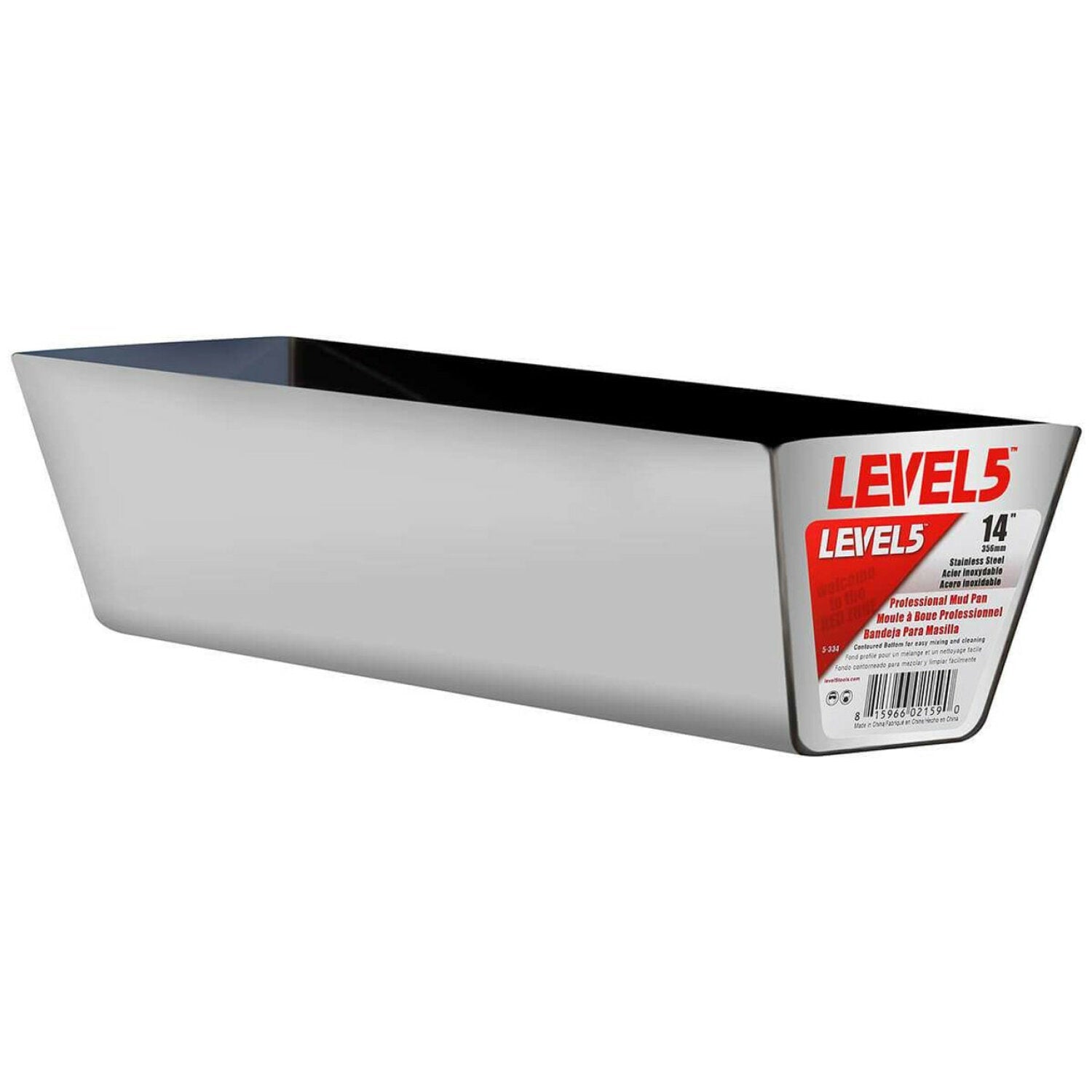 Level5 5-334 14″ Stainless Steel Mud Pan Online now
