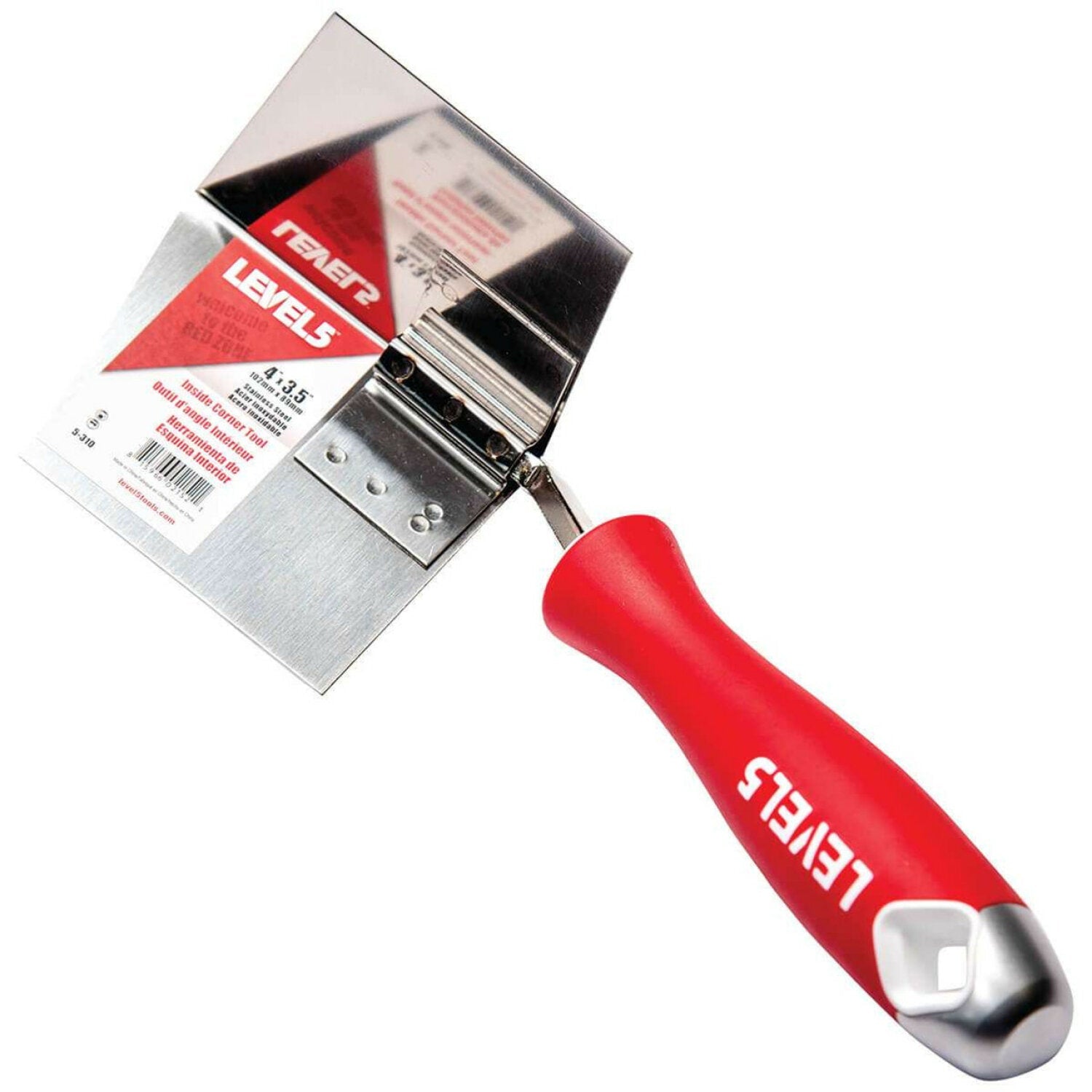 Level5 5-310 4″ x 3.5″ Inside Corner Trowel with Soft Grip Handles on Sale