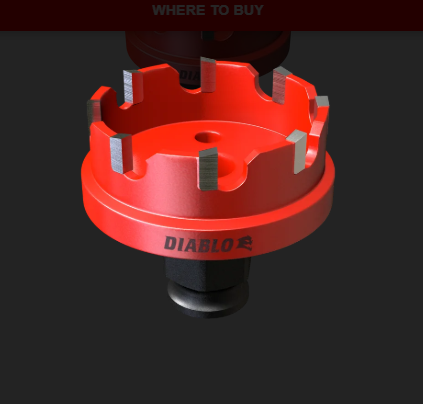 Diablo Tools DHS1750CF 1-3/4″ Steel Demon™ Carbide Teeth Hole Cutter Online Sale