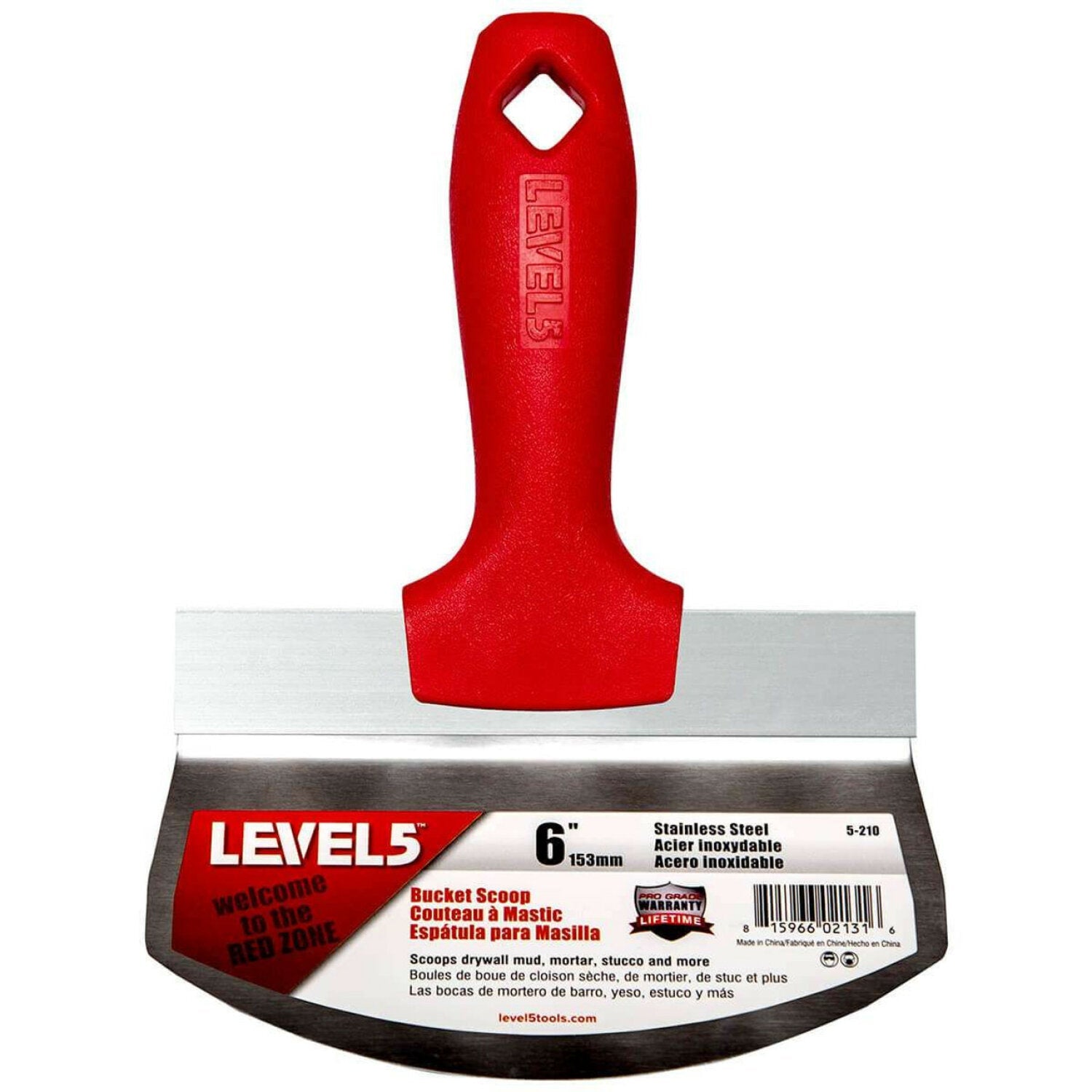 Level5 5-210 6″ Stainless Steel Bucket Scoop Discount