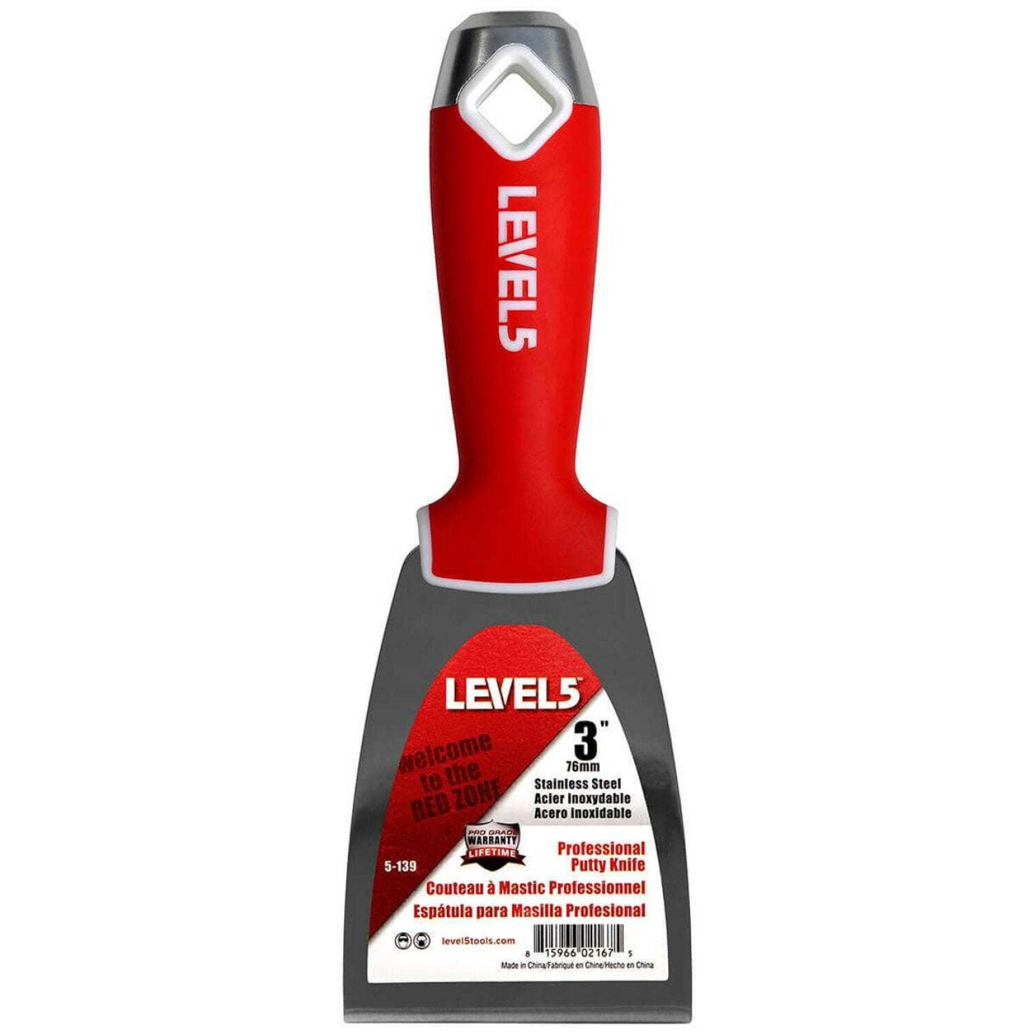 Level5 5-139 3″ Stainless Steel Joint Knife w/ Soft Grip Handle Hot on Sale