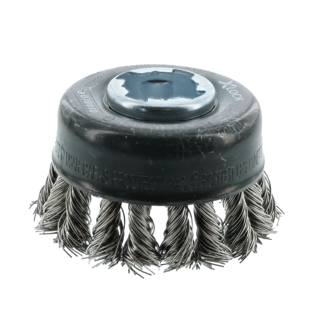 Diablo Tools DPB275XKCS01F 2-3/4 in. X-LOCK Stainless Steel Knot Cup Brush Supply