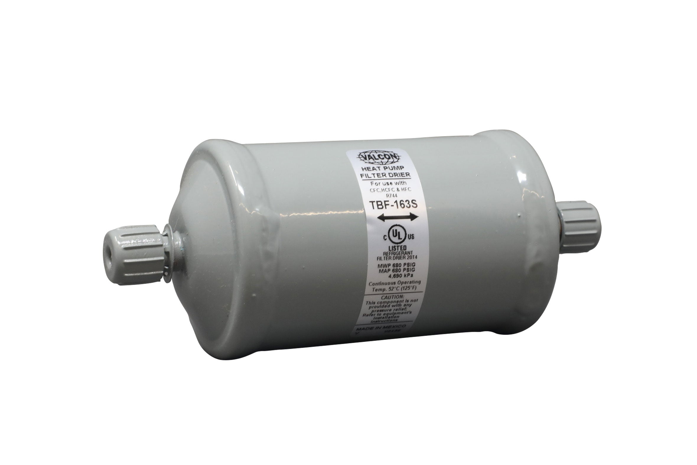 Emerson Valcon TBF 163S 3/8″ ODF Bi-Flow Liquid Line Service Filter Drier, 16 Cubic Inches Hot on Sale