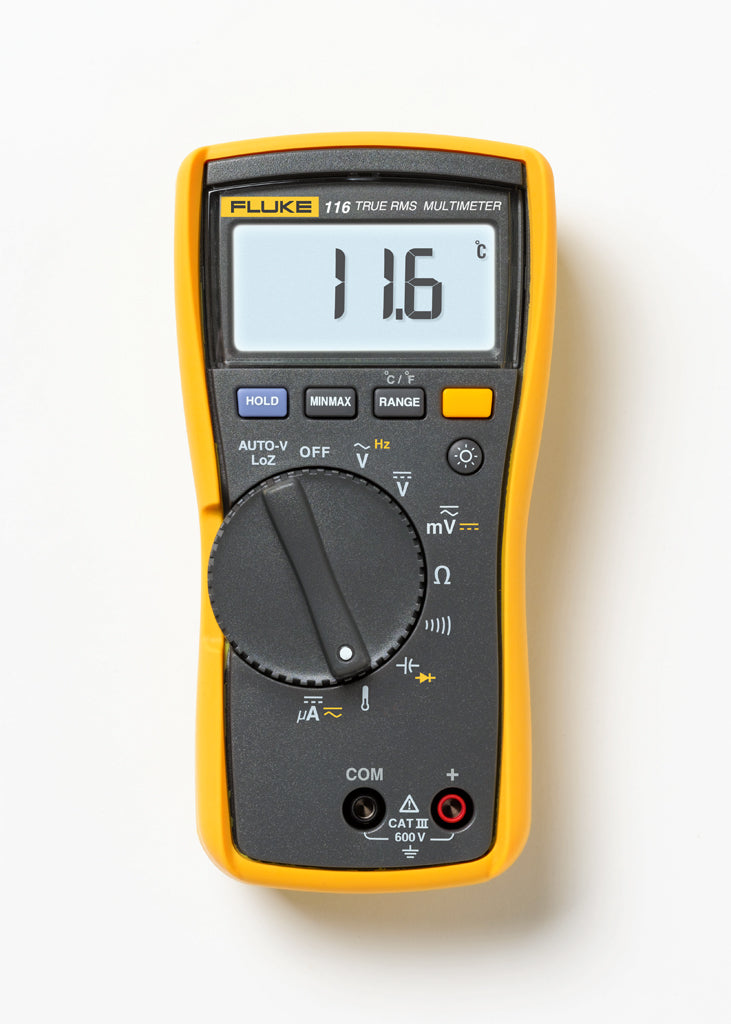 Fluke 116 Digital HVAC Multimeter with Temperature and Microamps Online Sale