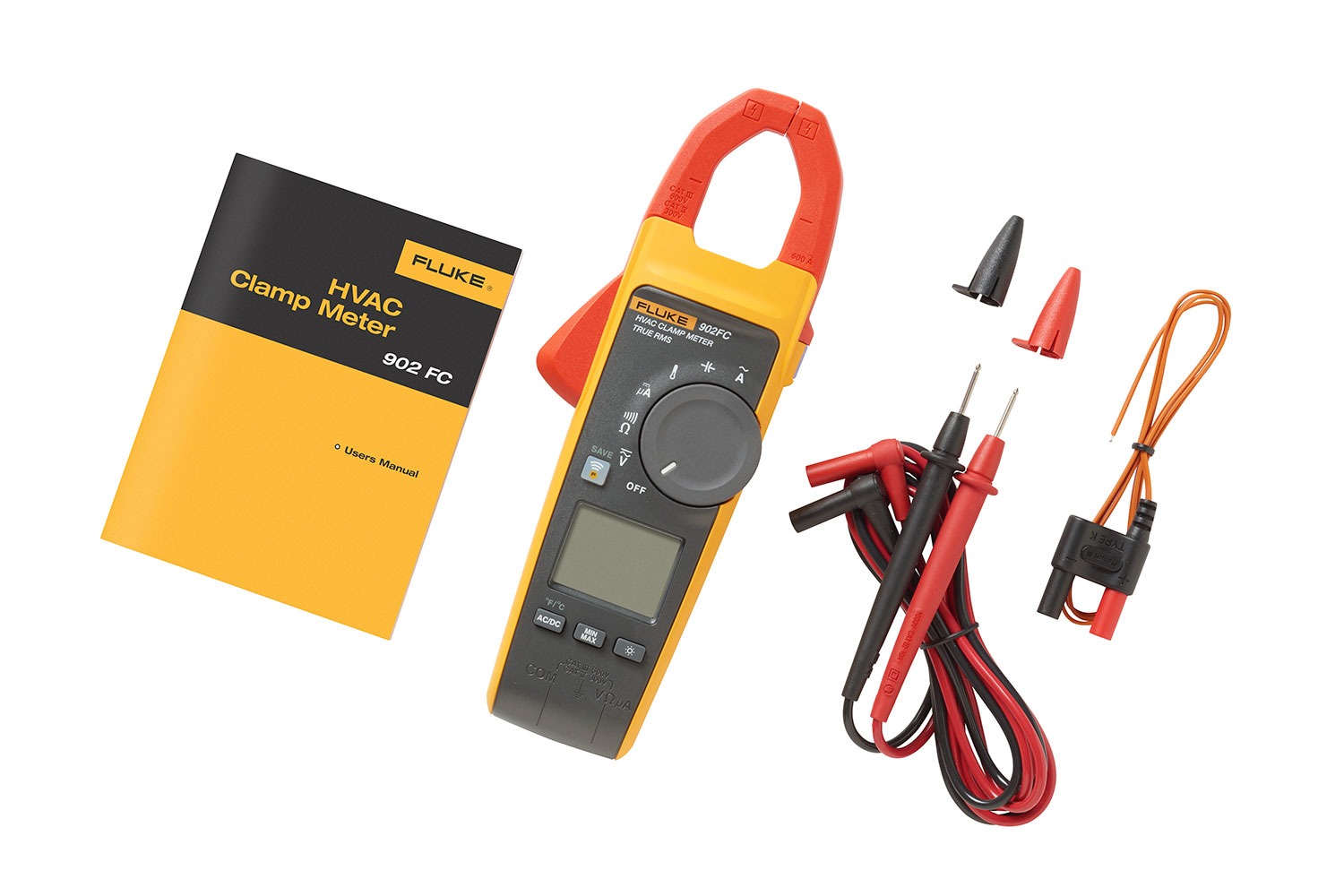 Fluke 902 FC True-RMS HVAC Clamp Meter Supply