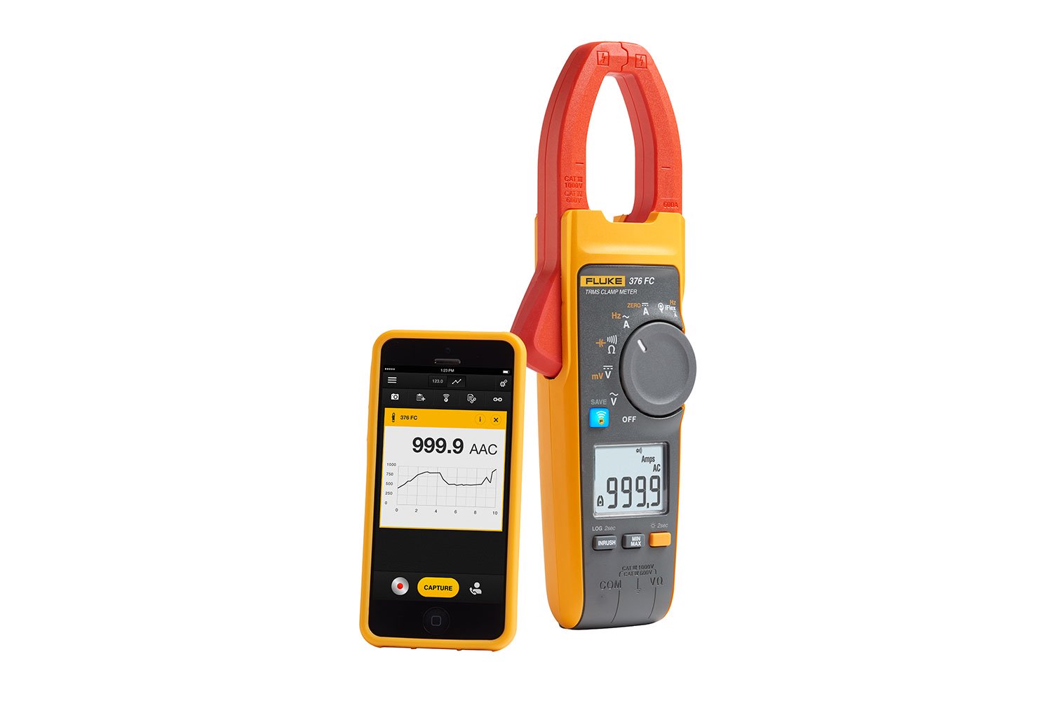 Fluke 376 FC Wireless True-RMS AC/DC Clamp Meter with iFlex on Sale